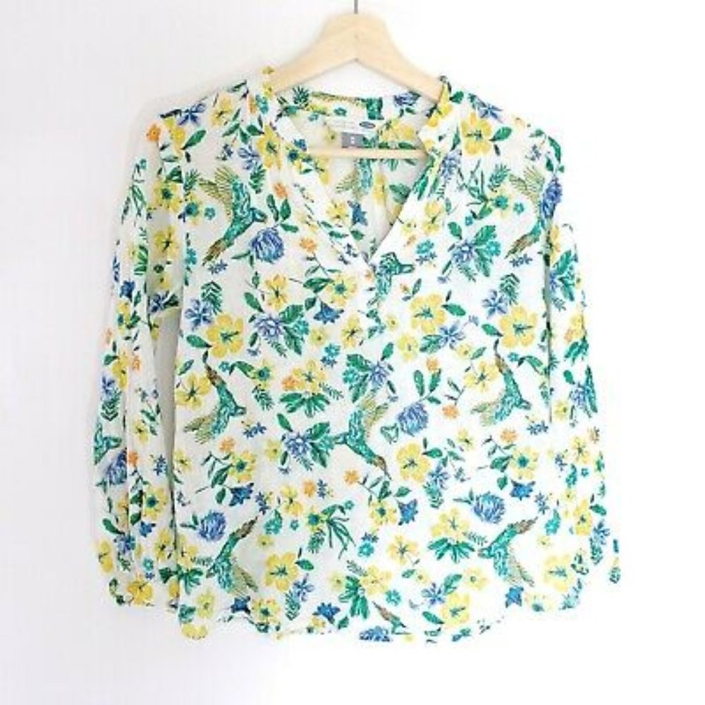 Old Navy Women Tunic Shirt V-Neck